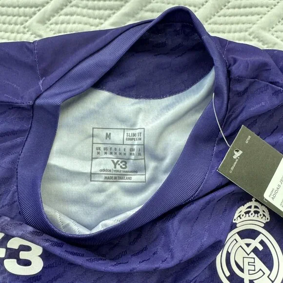 Y-3 Real Madrid Purple Jersey | Size M | New - Picture 4 of 5
